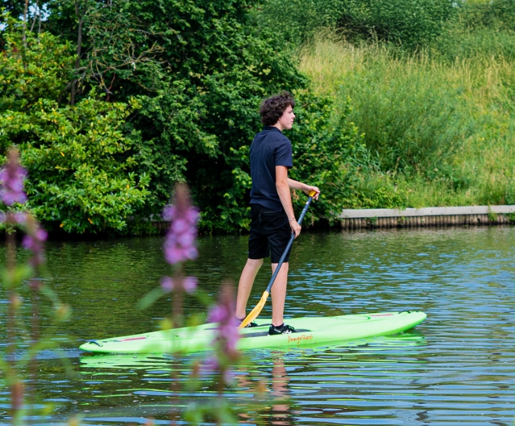 Sup board van Lekker aan de Linge in Enspijk